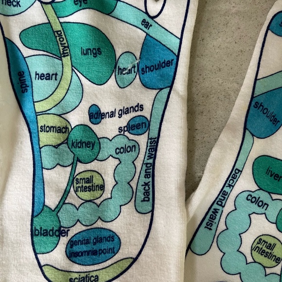 New Reflexology Socks Holistic Health Massage Points Ancient Medicine ZEN'ARôME - Picture 2 of 3